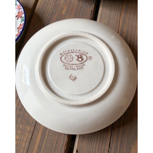 Polish Pottery Blue Covered Dish 5.5" Daisy Dreams Hand Painted Boleslawiec - Picture 4 of 4